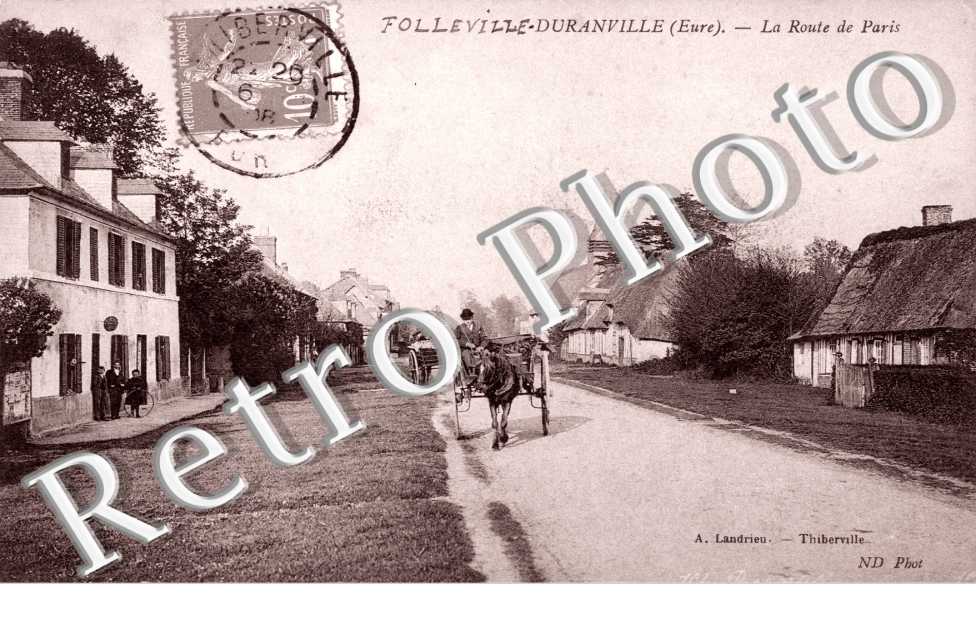 Folleville-Duranville   -  La route de Paris
