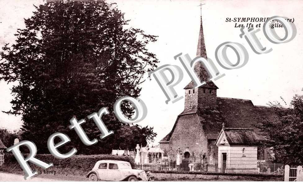 les Ifs et l&#039;eglise
