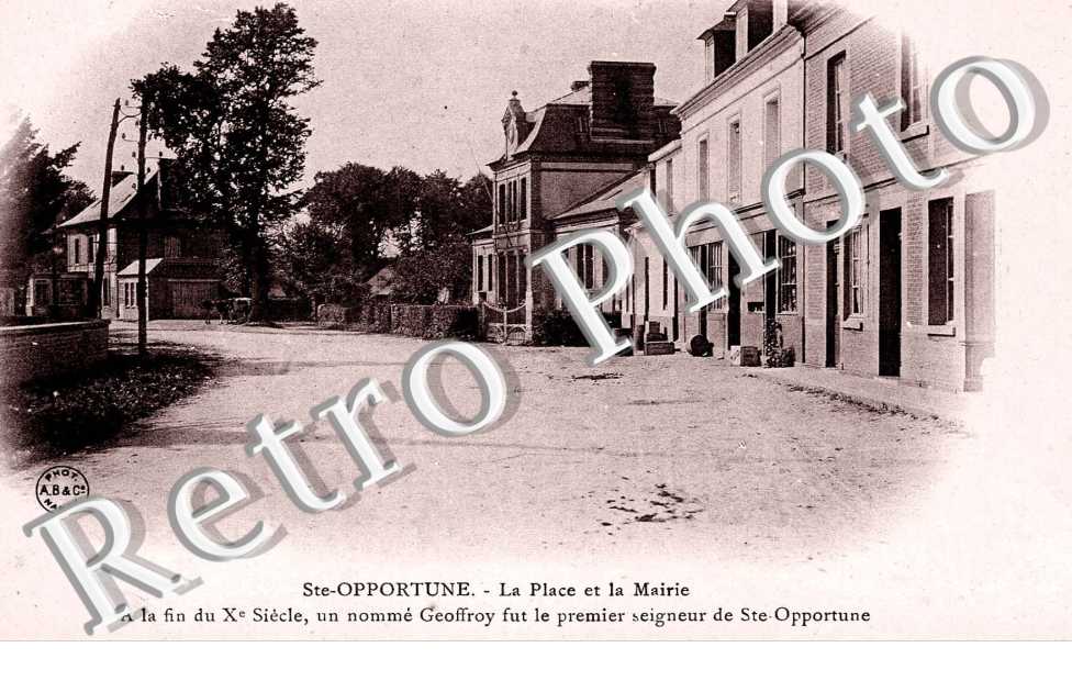 La place et la mairie