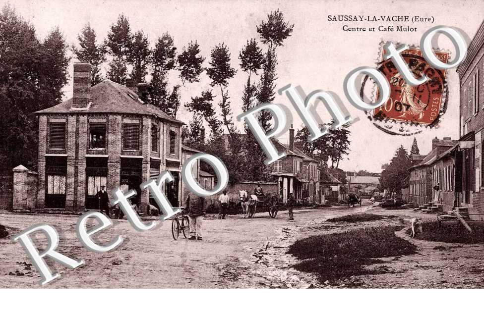 Saussay-la-Vache - Centre et cafe Mulot