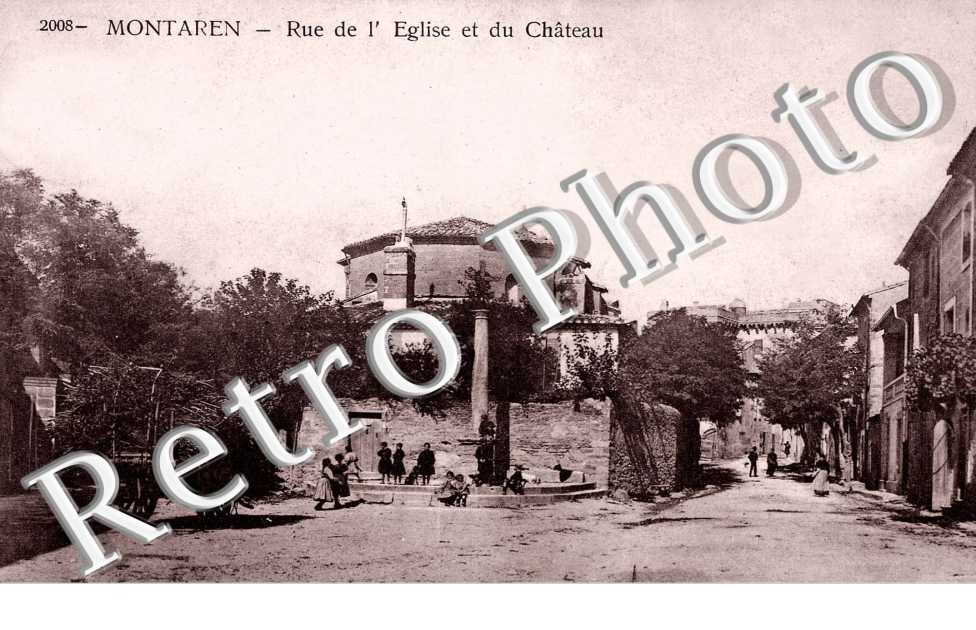 Rue de l&#039;eglise et du chateau