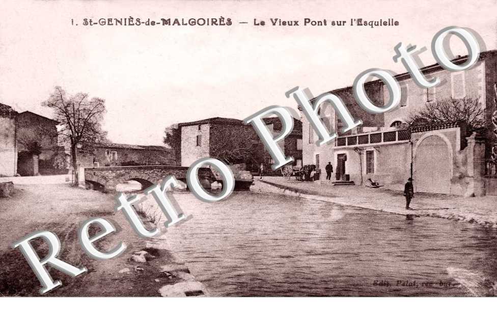 Le vieux pont sur l&#039;Esquielle