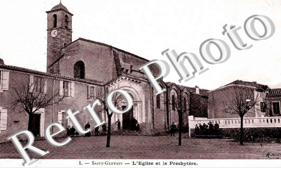 L&#039;eglise et le presbytere