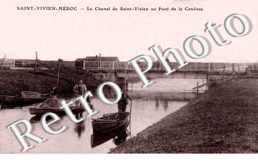 le chenal de Saint-Vivien au pont de la Coulisse