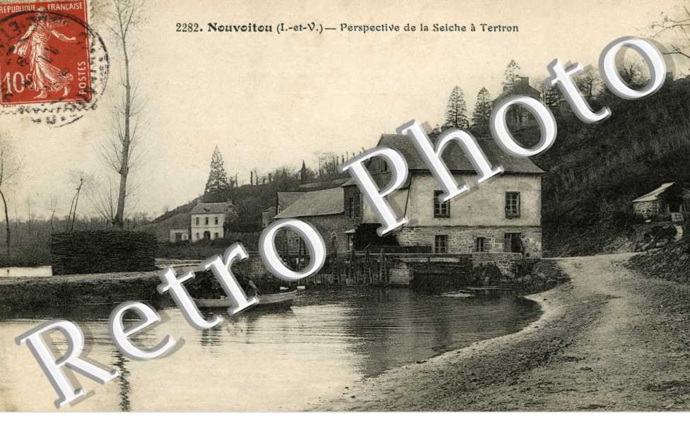 Perspective de la Seiche a Tertron