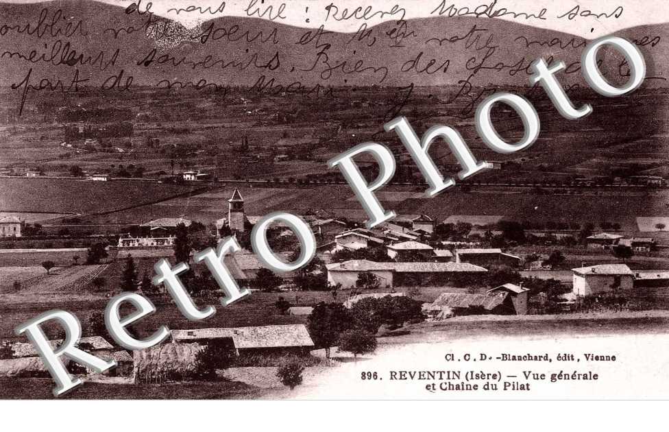Vue générale et chaîne du Pilat