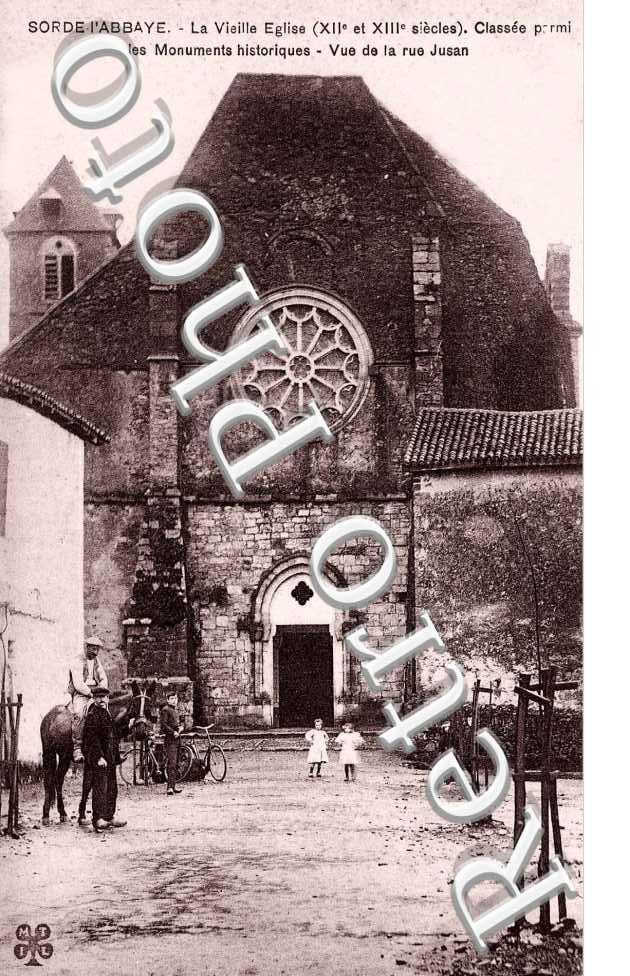 la vieille églisqe  Vue de la rue Jusan