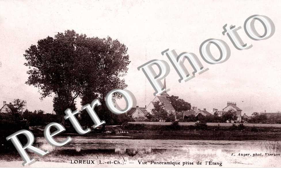 vue panoramique prise de l&#039;étang