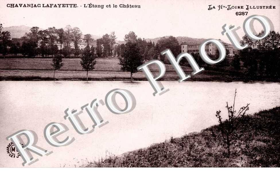 l&#039;etang et le chateau