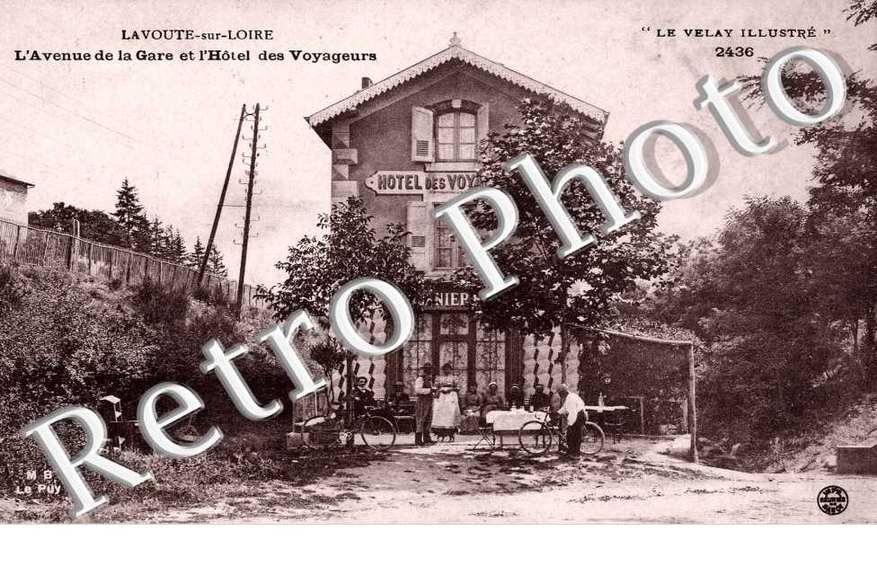 l&#039;avenue de la gare et l&#039;hotel des voyageurs