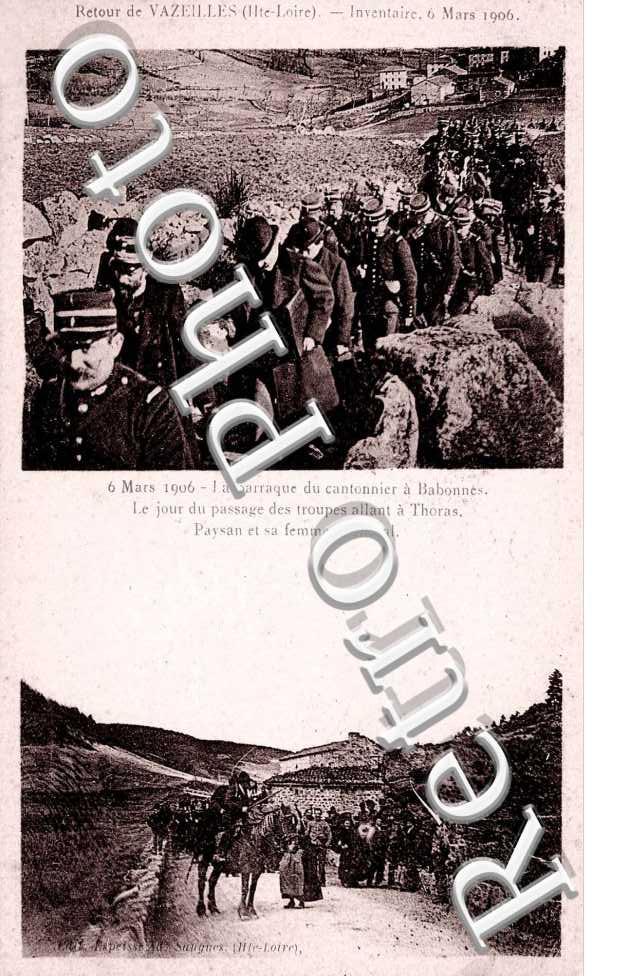 Inventaire 6 mars 1906 - La barraque du cantonnier