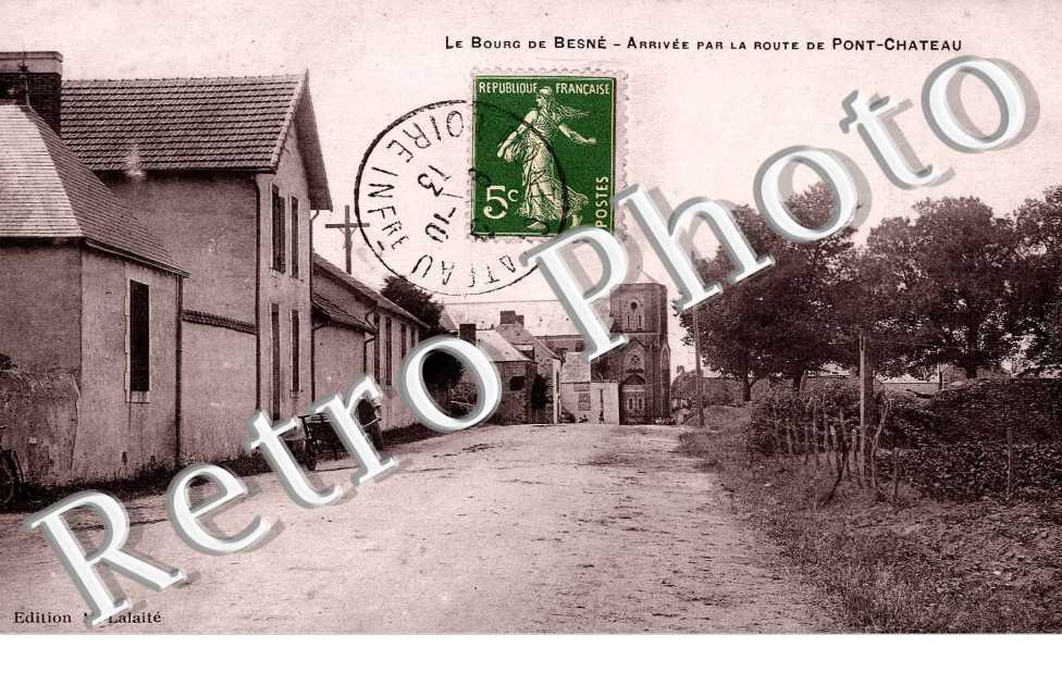 Arrivee par la Route de Pont Chateau