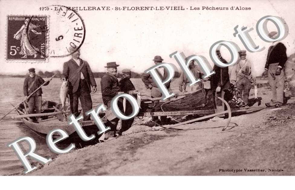 La Meilleraye  -  Saint Florent le Vieil  - Les pecheurs d&#039;Alose
