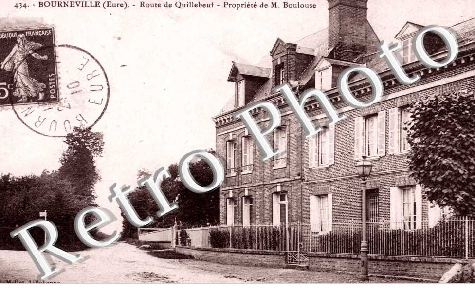 Route de Quillebeuf - propriete de M.Boulouse