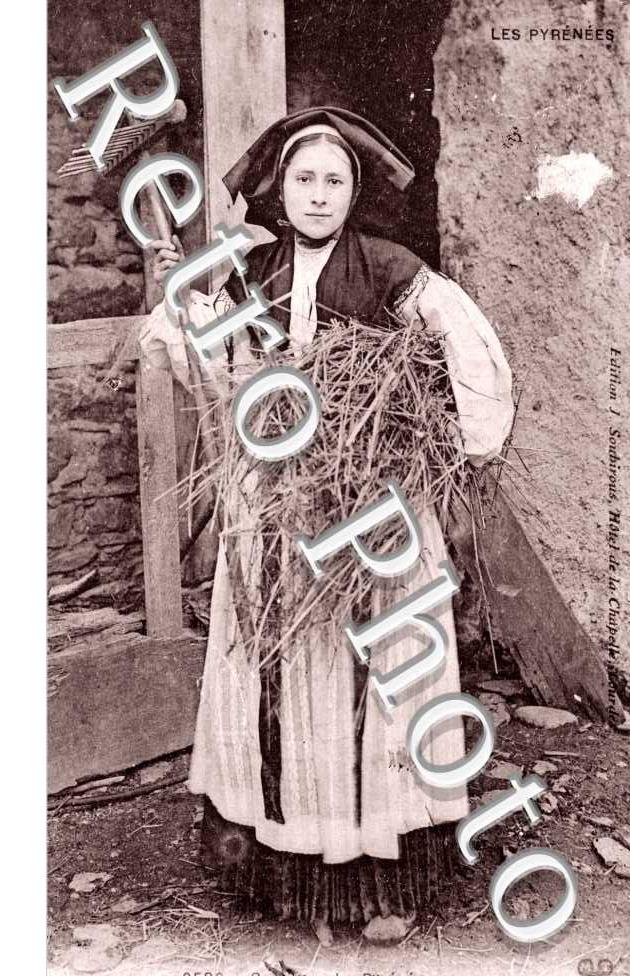 costumes des Pyrenees retour des champs