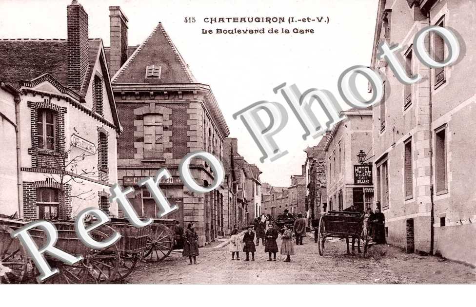 Le boulevard de la gare