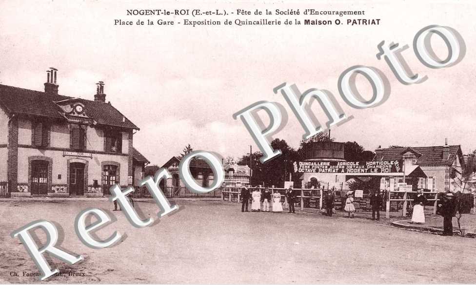 Fete de la Societe d&#039;Encouragement, Place de la Gare,Maison O. Patriat