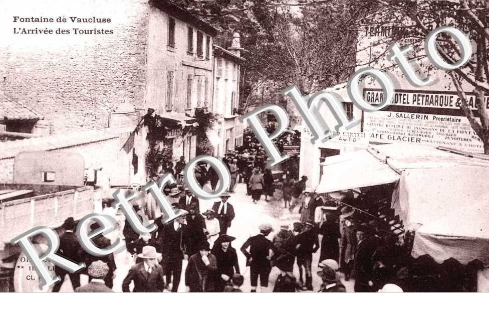l'arrivee des touristes