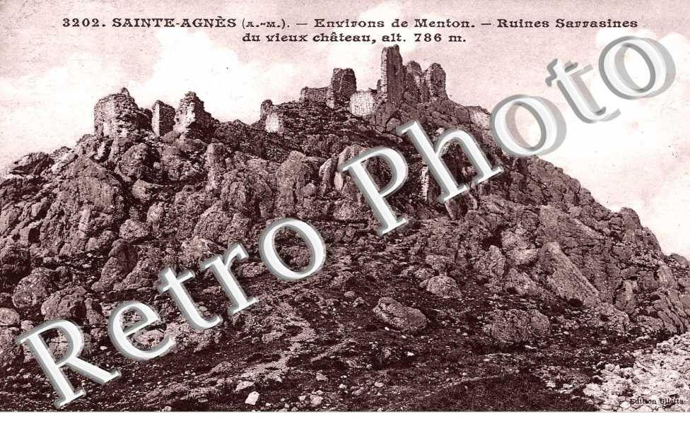 Ruines Sarrasines du vieux chateau