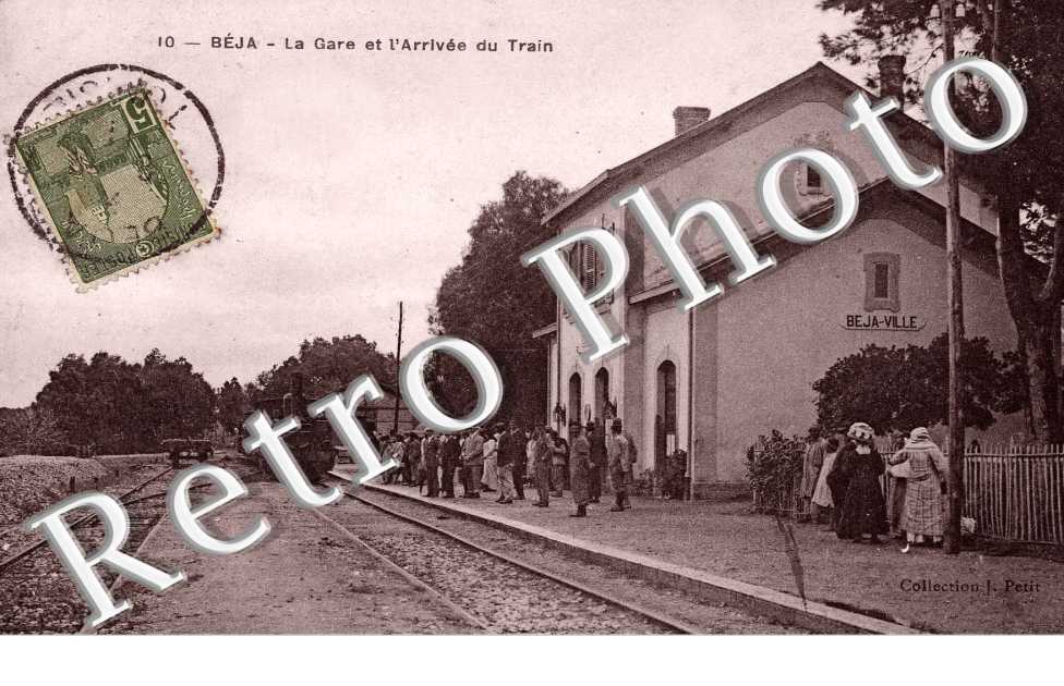 La gare et l&#039;arrivee du train