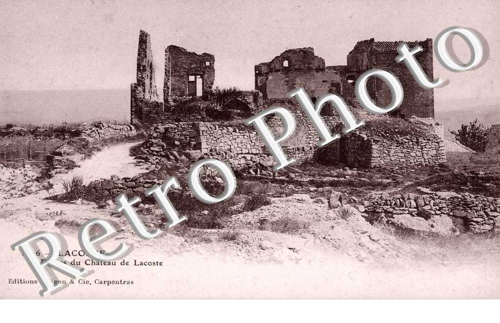 Ruines du chateau de Lacoste