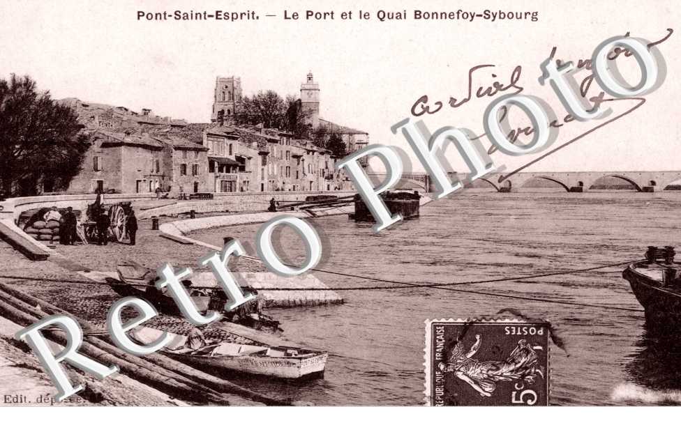 le port et le quai bonnefoy-sybourg