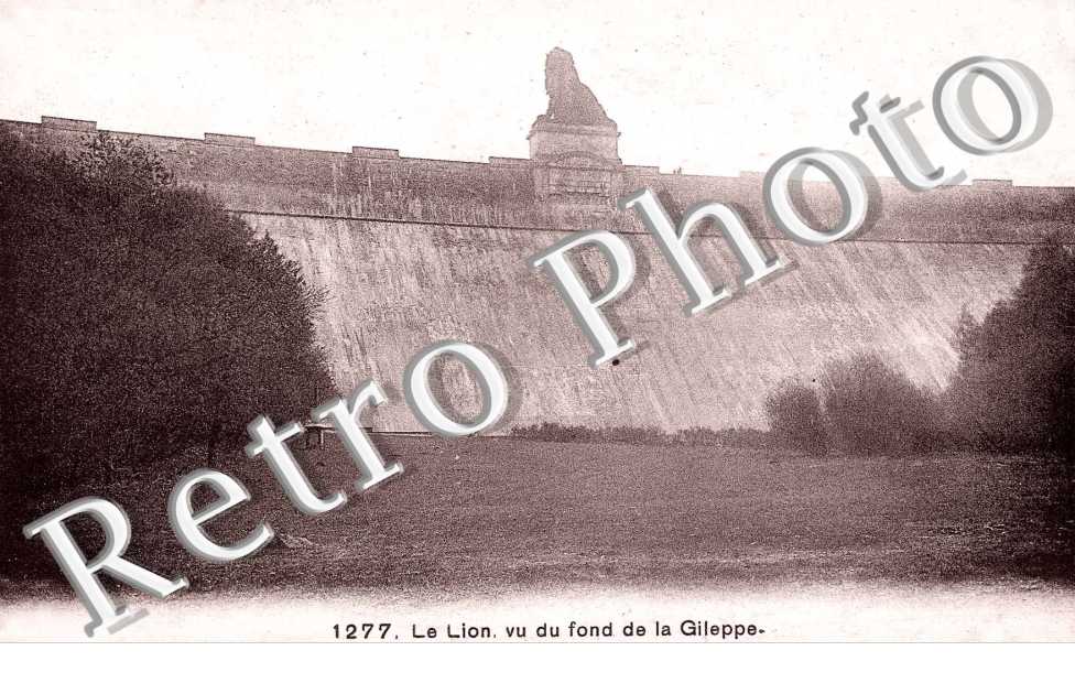 Le lionle Lion, vu du Fond de la Gileppe