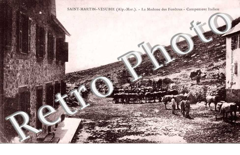La madone des fenetres, campement italien