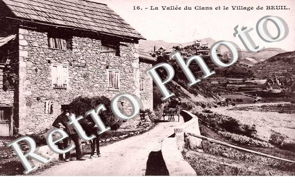 la vallee du Cians et le village de Beuil