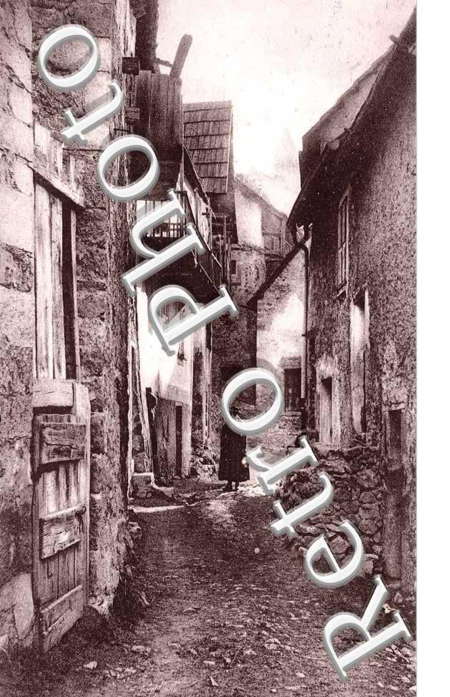 route des Alpes. Une rue a Beuil