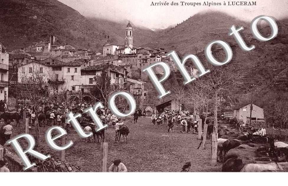 Arrivee des troupes alpines - militaires