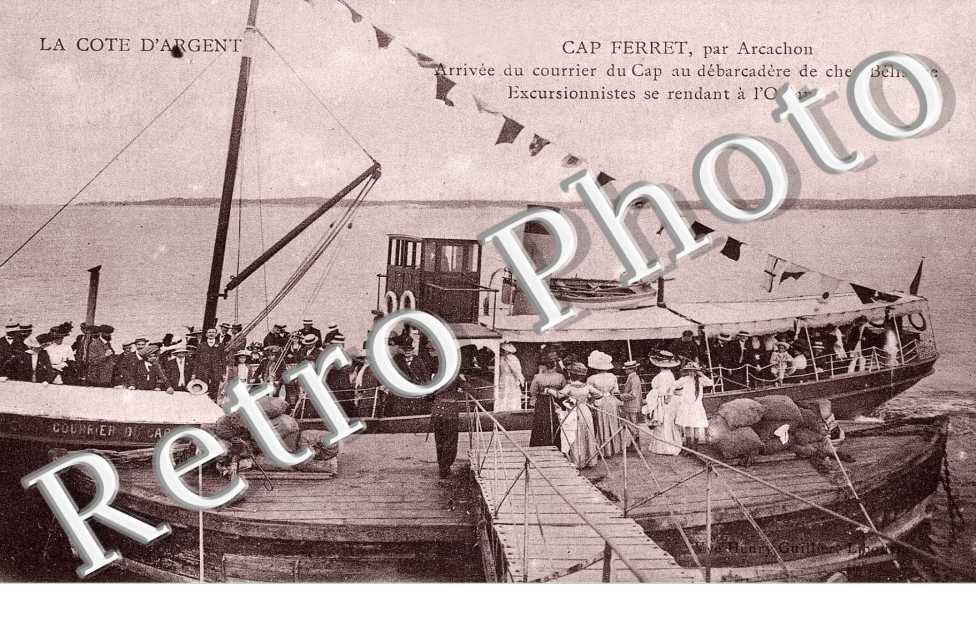 Arrivee du courrier du cap au debarcadere de chez Belisaire