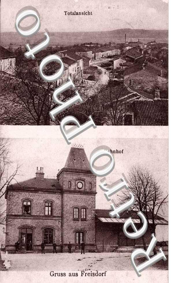 Bahnhof - totalansicht - gruss aus Freisdorf