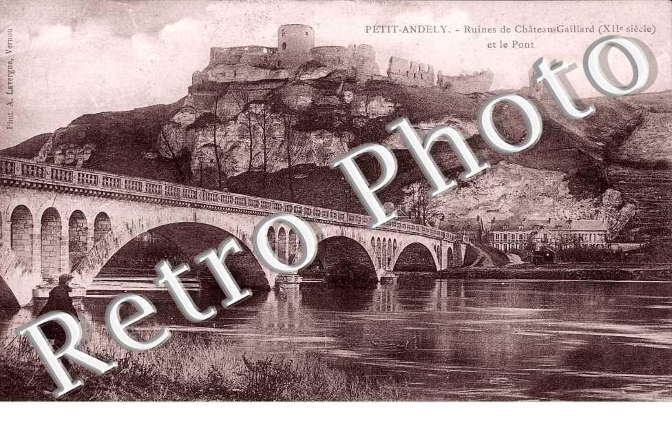 ruines de chateau gailard et le pont