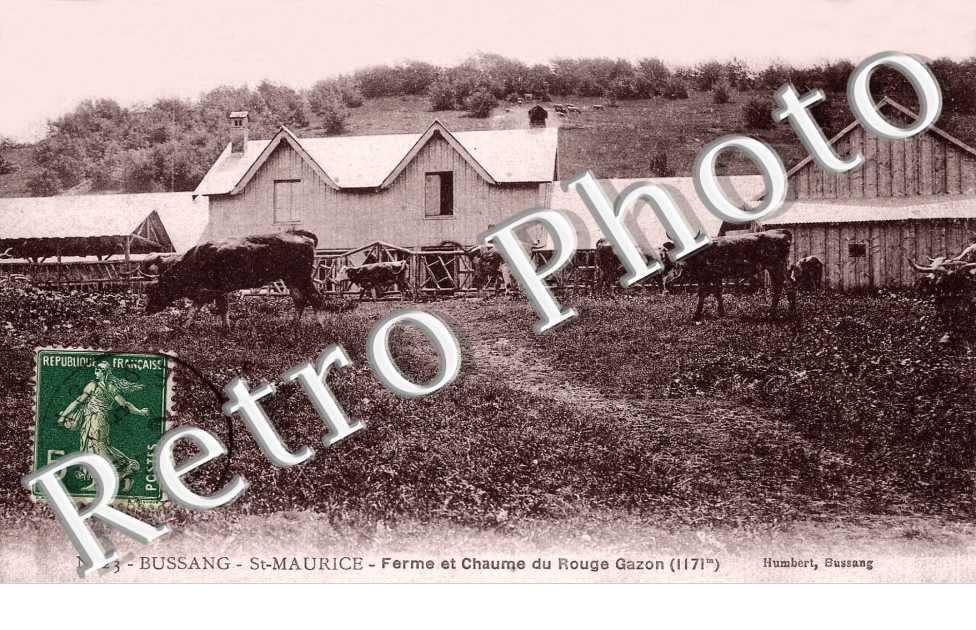 st Maurice. ferme et chaume du rouge gazon