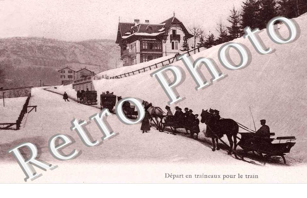 Depart en Traineau pour le Train