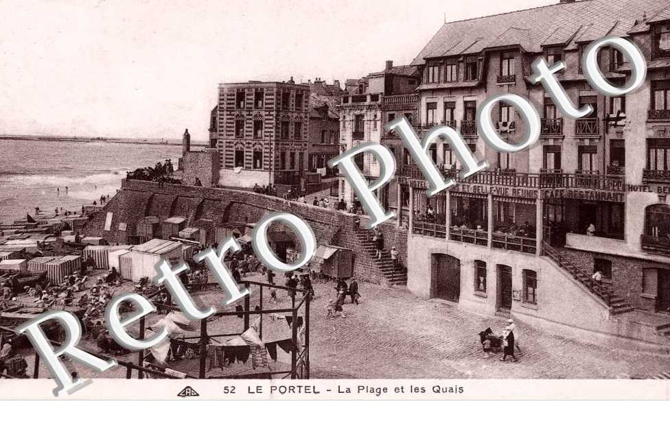 La plage et les quais