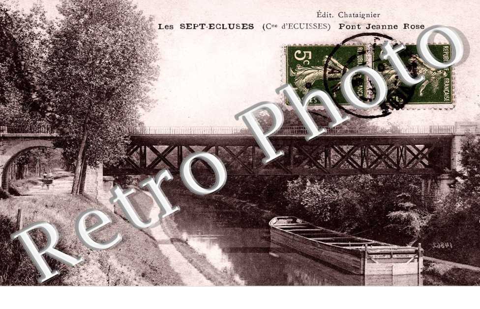 Les Sept ecluses - Pont Jeanne Rose