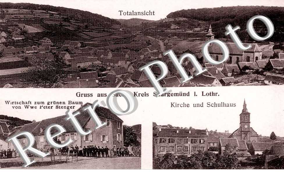 vue générale - Wirtschaft zum grunen Baum - Kirche