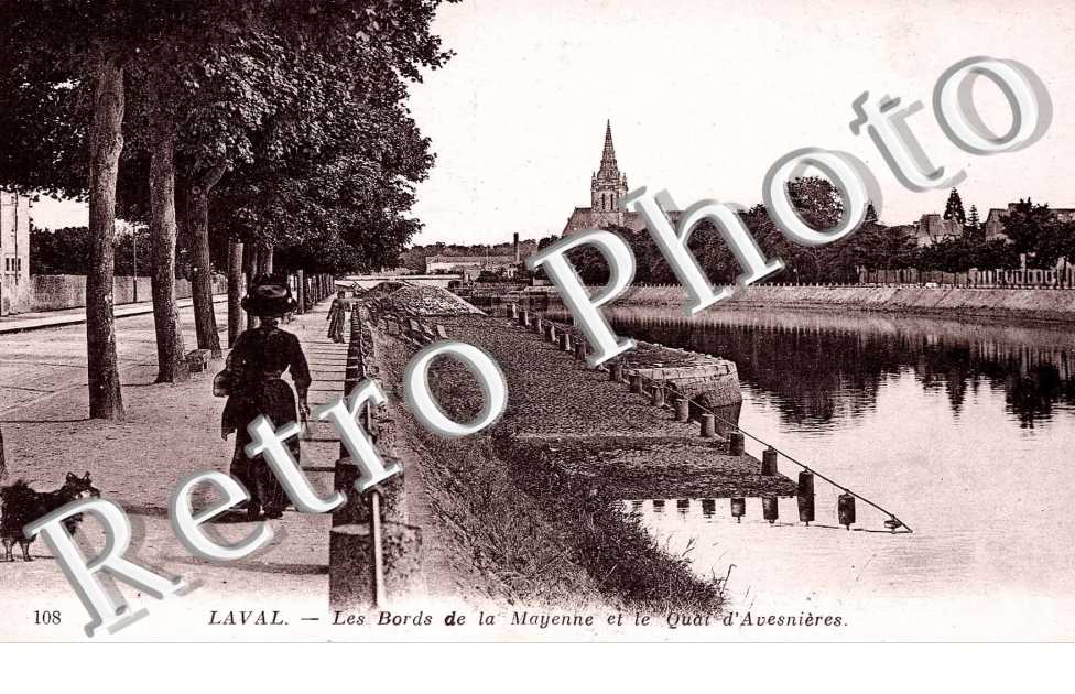Les bords de la Mayenne