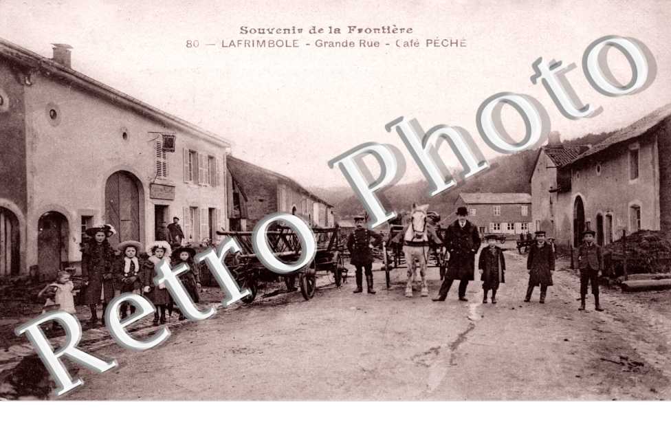 Souvenir de la frontiere - Grande Rue - Cafe Peche