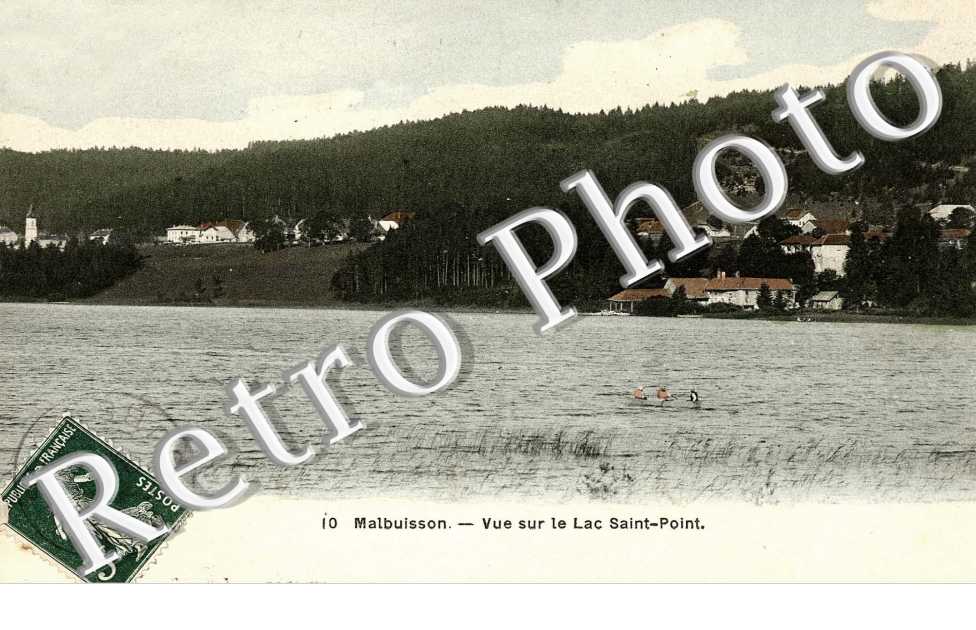 vue sur le lac saint point (couleur)