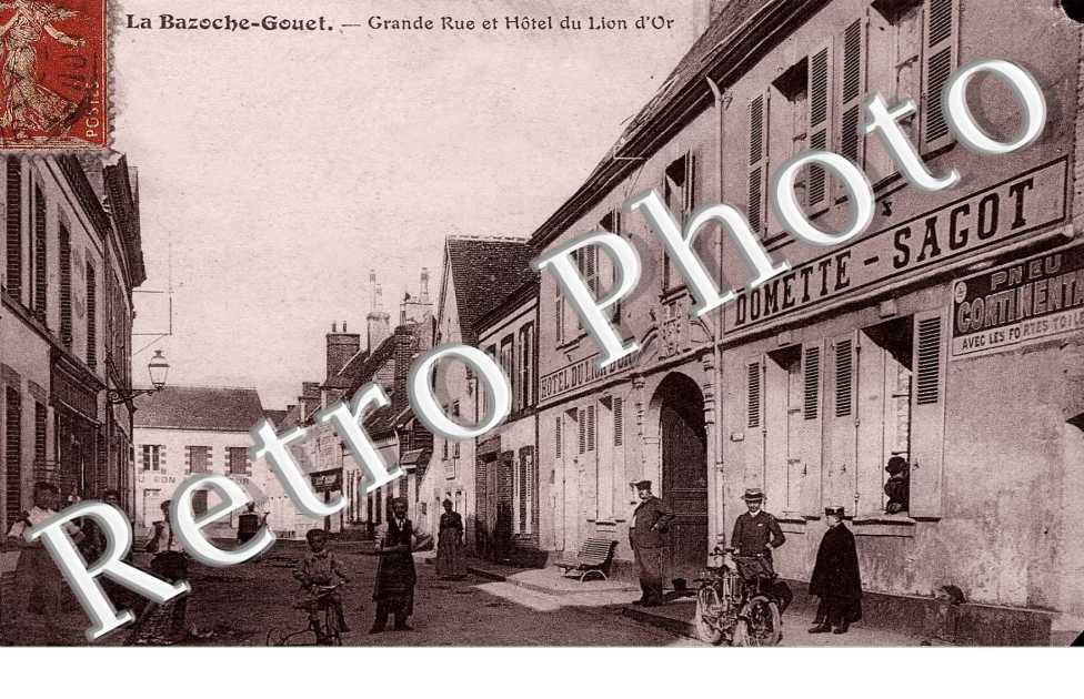 La grande rue et hotel du Lion d&#039;Or