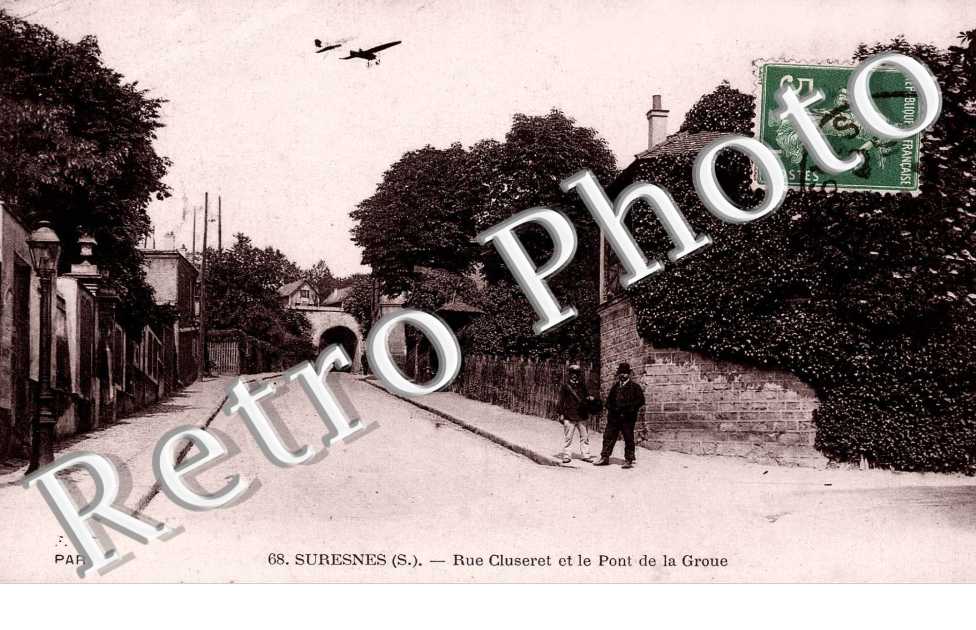 Rue Cluseret et le Pont de la Groue