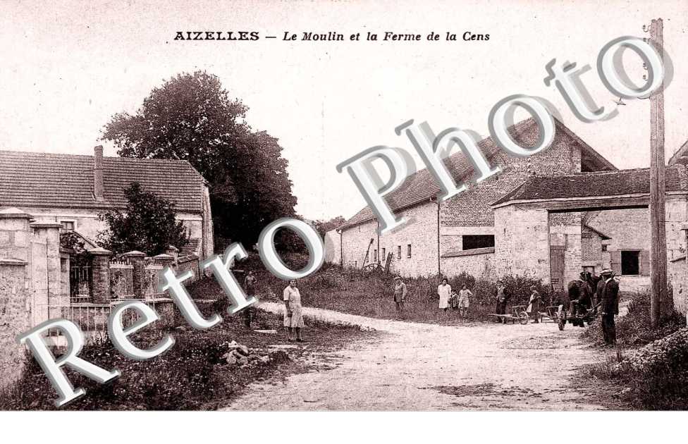 Le moulin et la ferme de la Cens