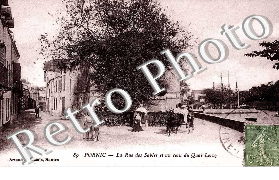 LA RUE DES SABLES et un coin du quai Leray