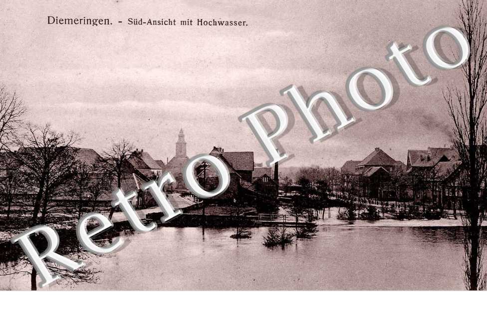 Ansicht mit Hochwasser