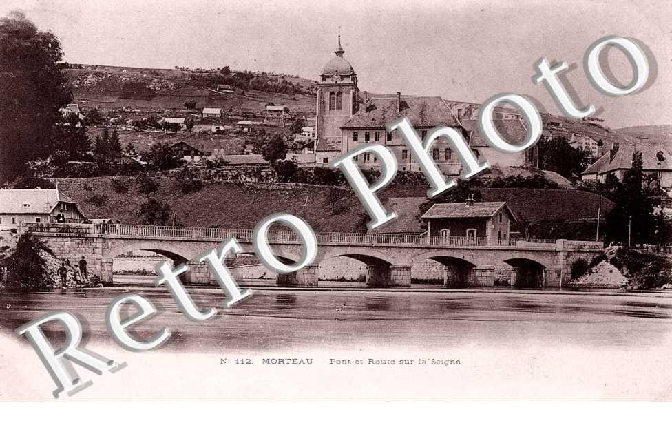 Pont et route sur la Seigne
