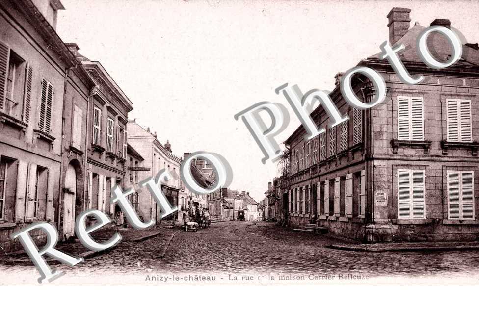 la rue et la maison Carrier Belleuze