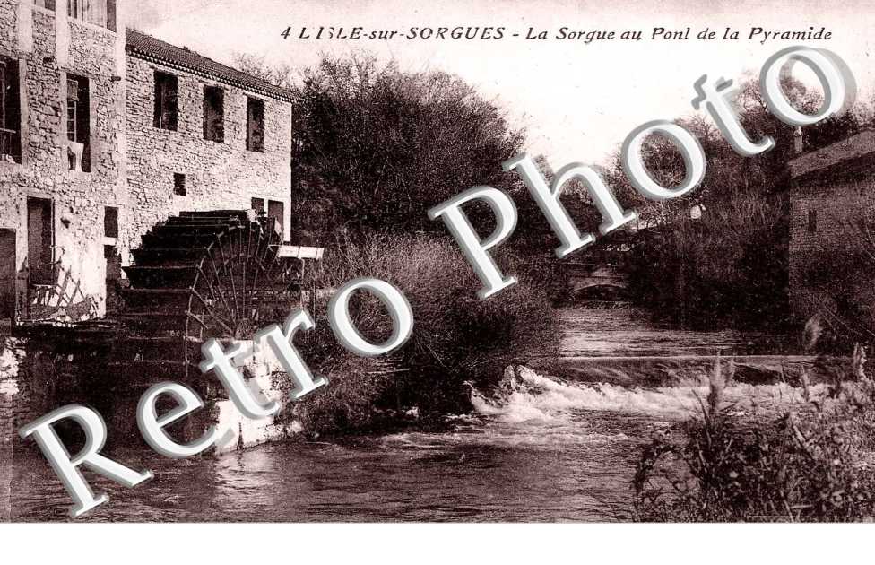 La Sorgue au pont de la Pyramide